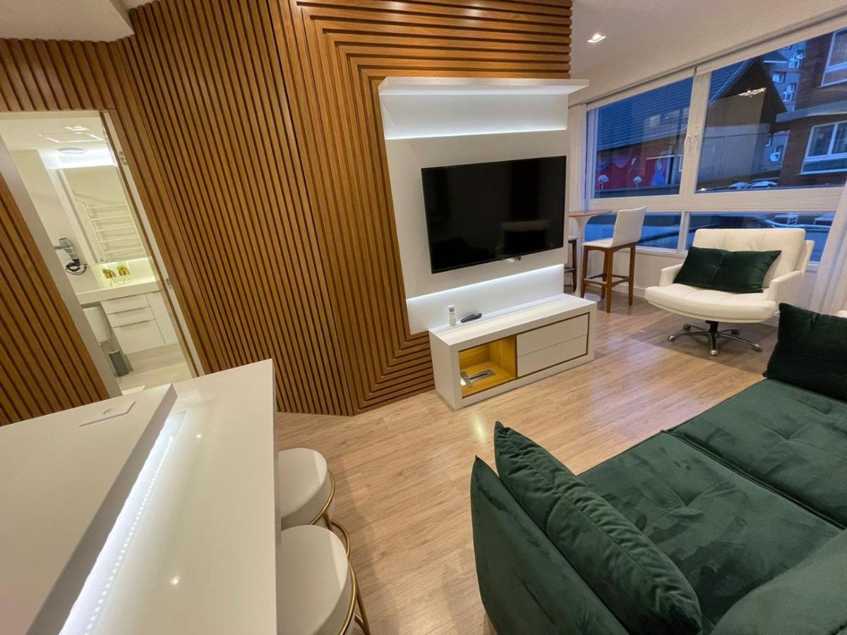 Apartamento Loft Novo Aconchegante A 500M Da Rua Coberta Gramado Exterior foto